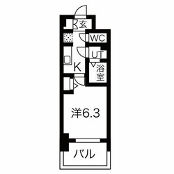 メイクス名駅南IIの物件間取画像